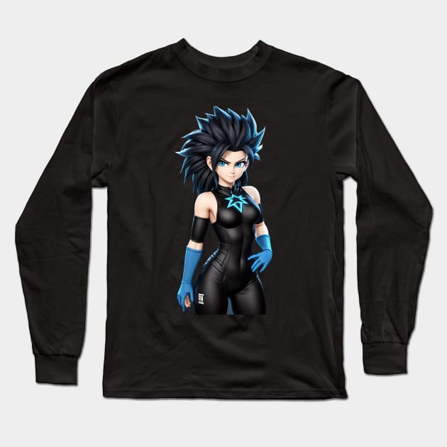 Super Saiyan Lead Singer Long Sleeve T-Shirt by VoidXedis